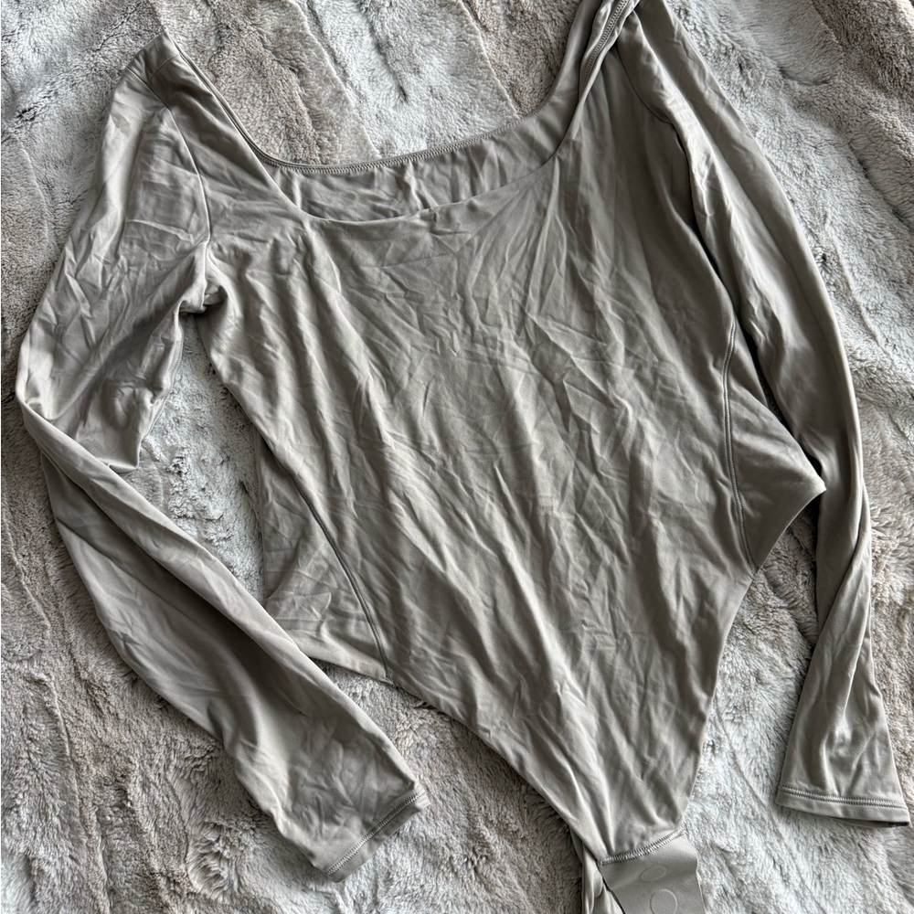 Lululemon Wundermost Ultra-Soft Nulu Square-Neck Long-Sleeve Bodysuit